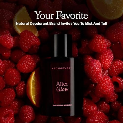 image:imageEach amp Every After Glow Trio Body Wash 165 Fl Oz Natural Hair amp Body Mist Aluminum Free Deodorant 25 oz Hydrating Cleanse Odor Protection amp Fresh Scent Raspberry amp Mandarin