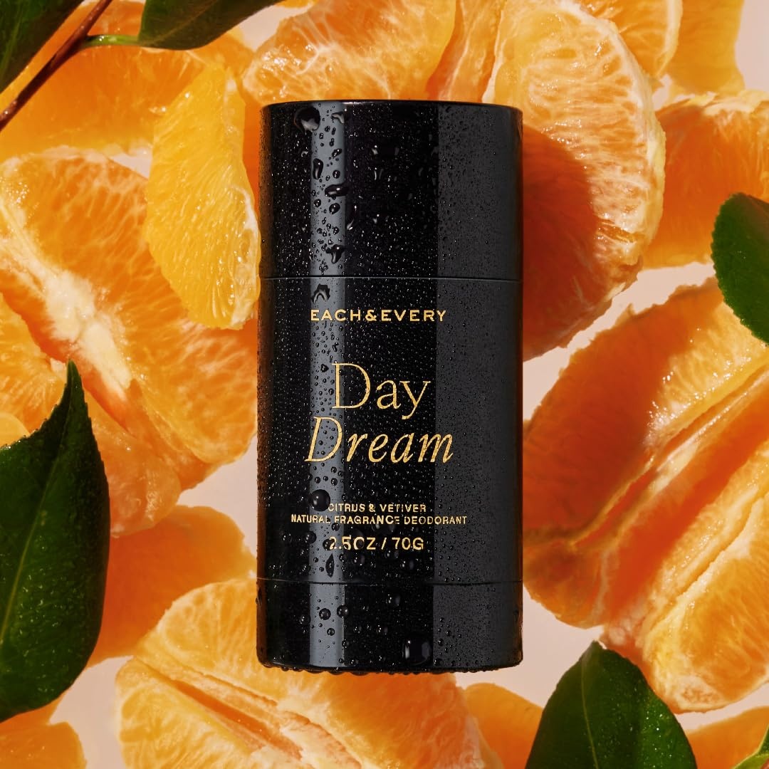 image:imageEach amp Every Aluminum Free Deodorant for Women amp Men Natural Fragrance 72Hr Odor Protection NonToxic Deodorant for Sensitive Skin EWG Verified Baking Soda Free Cedar amp Vanilla 2 Pack 25ozDay Dream Citrus Vetiver