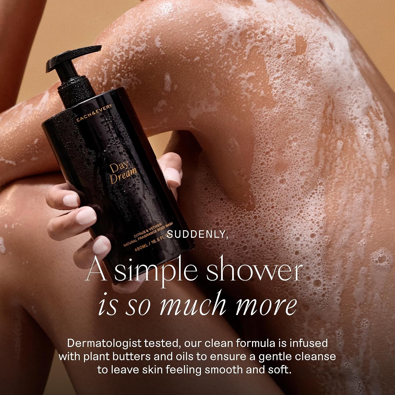 image:imageEach amp Every Body Wash for Women and Men Skin Feels Hydrated Smooth amp Soft Ceramides Lactic Acid AHA amp Moringa Oil 100 Natural Fragrance Gel Eternal Summer Coconut amp Lime 165 Fl OzCitrus Vetiver