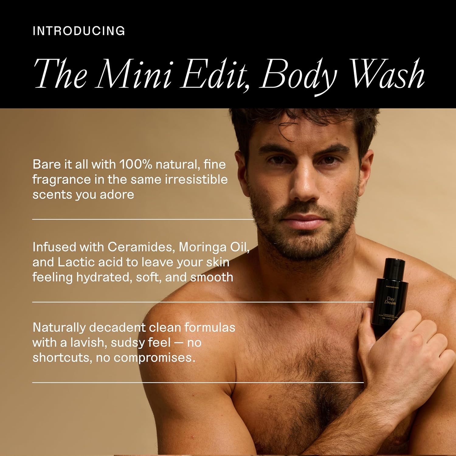 image:imageEach amp Every Mini Body Wash Travel Set 4 Natural Fragrance Shower Gels Ceramides Lactic Acid AHA amp Moringa Oil Day Dream After Glow Sunday Morning amp Eternal Summer