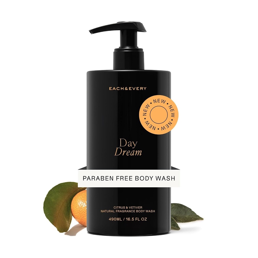 image:imageEach amp Every Body Wash for Women and Men Skin Feels Hydrated Smooth amp Soft Ceramides Lactic Acid AHA amp Moringa Oil 100 Natural Fragrance Gel Eternal Summer Coconut amp Lime 165 Fl OzCitrus Vetiver