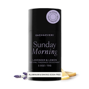 Each & Every Aluminum Free Deodorant for Women & Men – Natural Fragrance 72-Hr Odor Protection, Non-Toxic Deodorant for Sensitive Skin, EWG Verified, Baking Soda Free – Coconut & Lime Scent, 2.5oz(Lavender)
