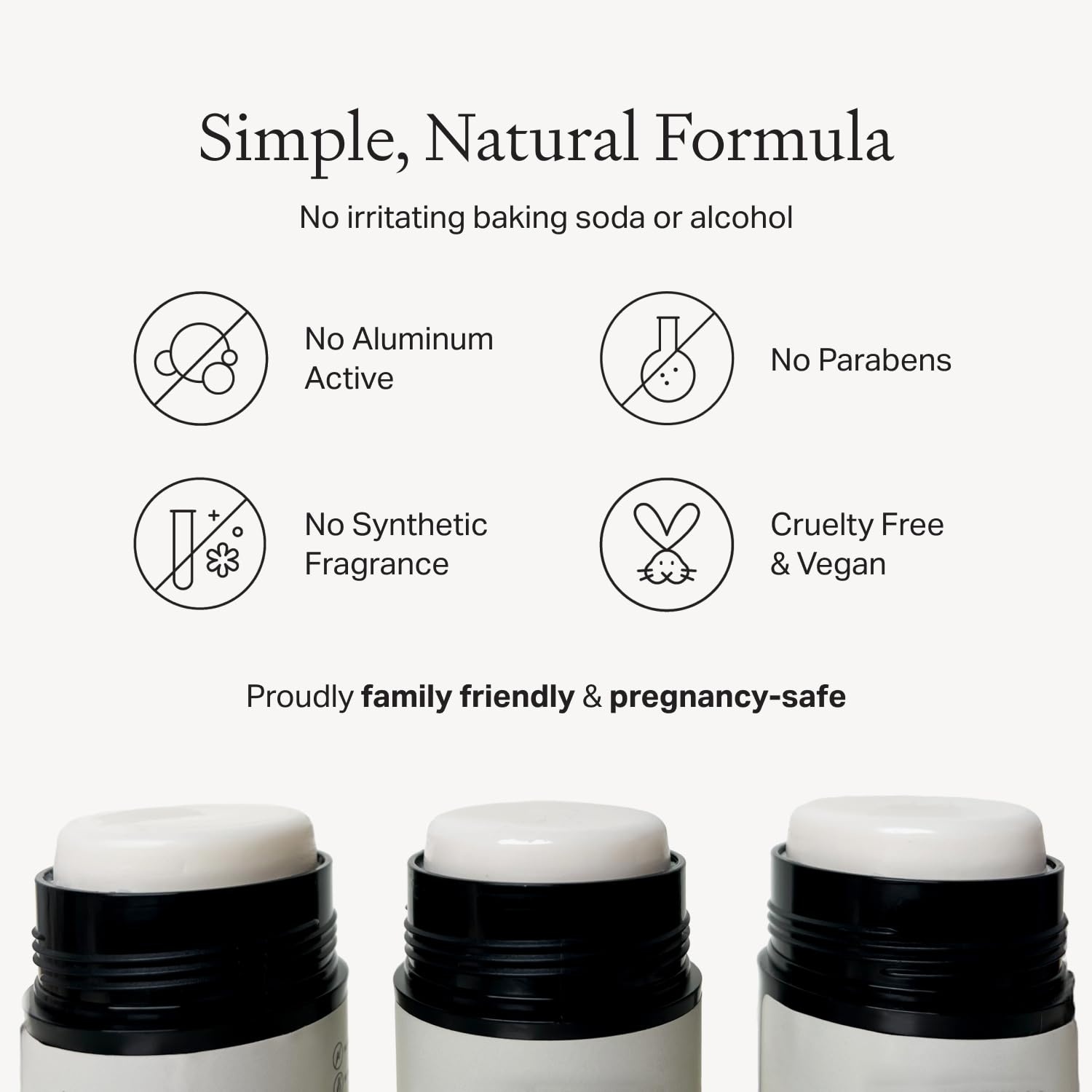 image:imageEach amp Every All Natural Deodorant for Women amp Men Sensitive Skin PlantBased Baking Soda amp AluminumFree Deodorant Long Lasting 24 Hr Odor Control Coconut amp Lime Travel Size 3 Pack 25ozCoconut Lime